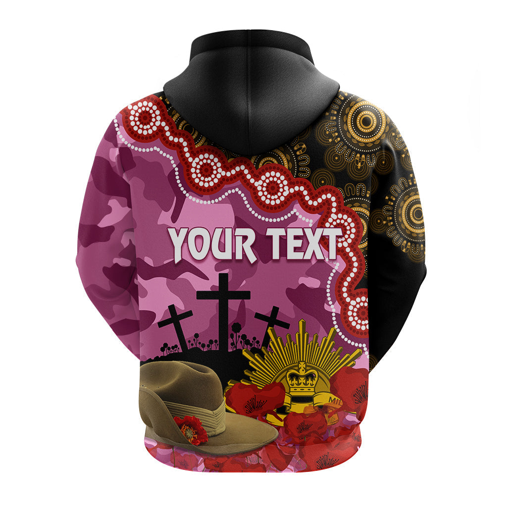 Lions Football ANZAC 2023 Hoodie Aboriginal Mix Slouch Hat LT7 - Vibe Hoodie Shop