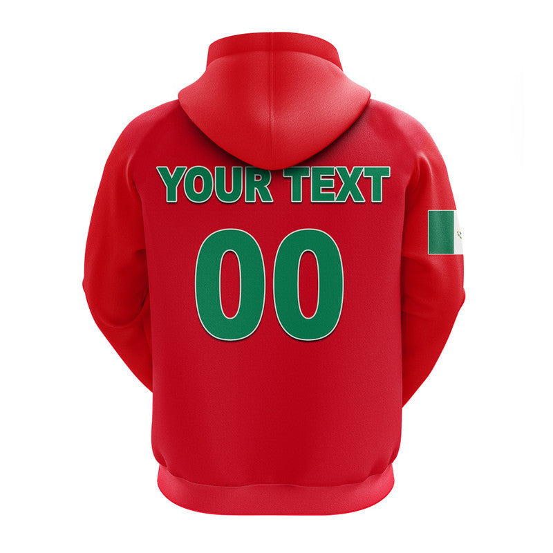 (Custom Personalised And Number) Baseball 2023 Mexico Hoodie Red Style LT6 - Vibe Hoodie Shop