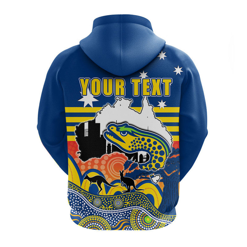 (Custom Personalised) Roosters Rugby Hoodie Australia Day Style LT6 - Vibe Hoodie Shop