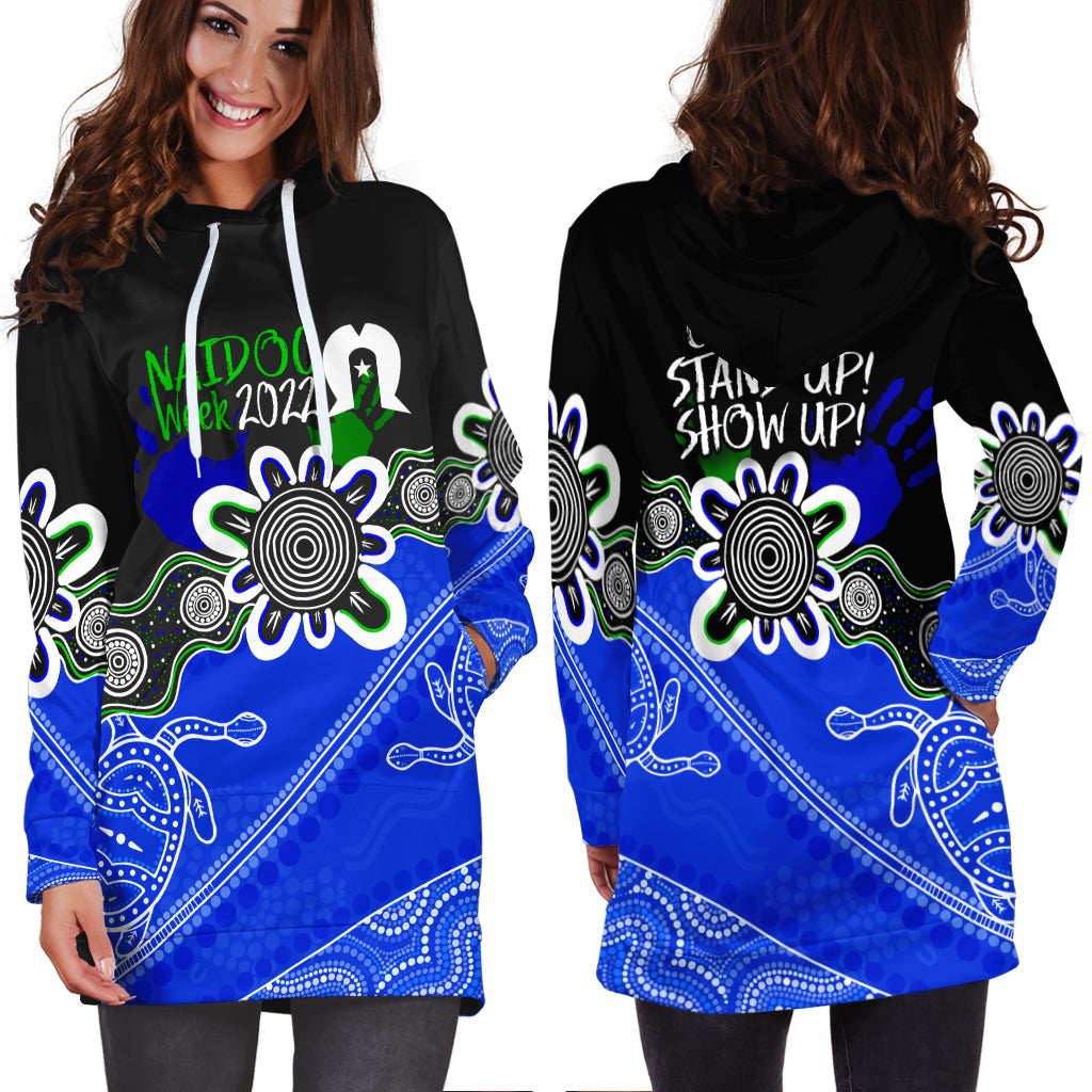 Indigenous Torres Straits NAIDOC Week 2022 Hoodie Dress Turtles Style - Vibe Hoodie Shop