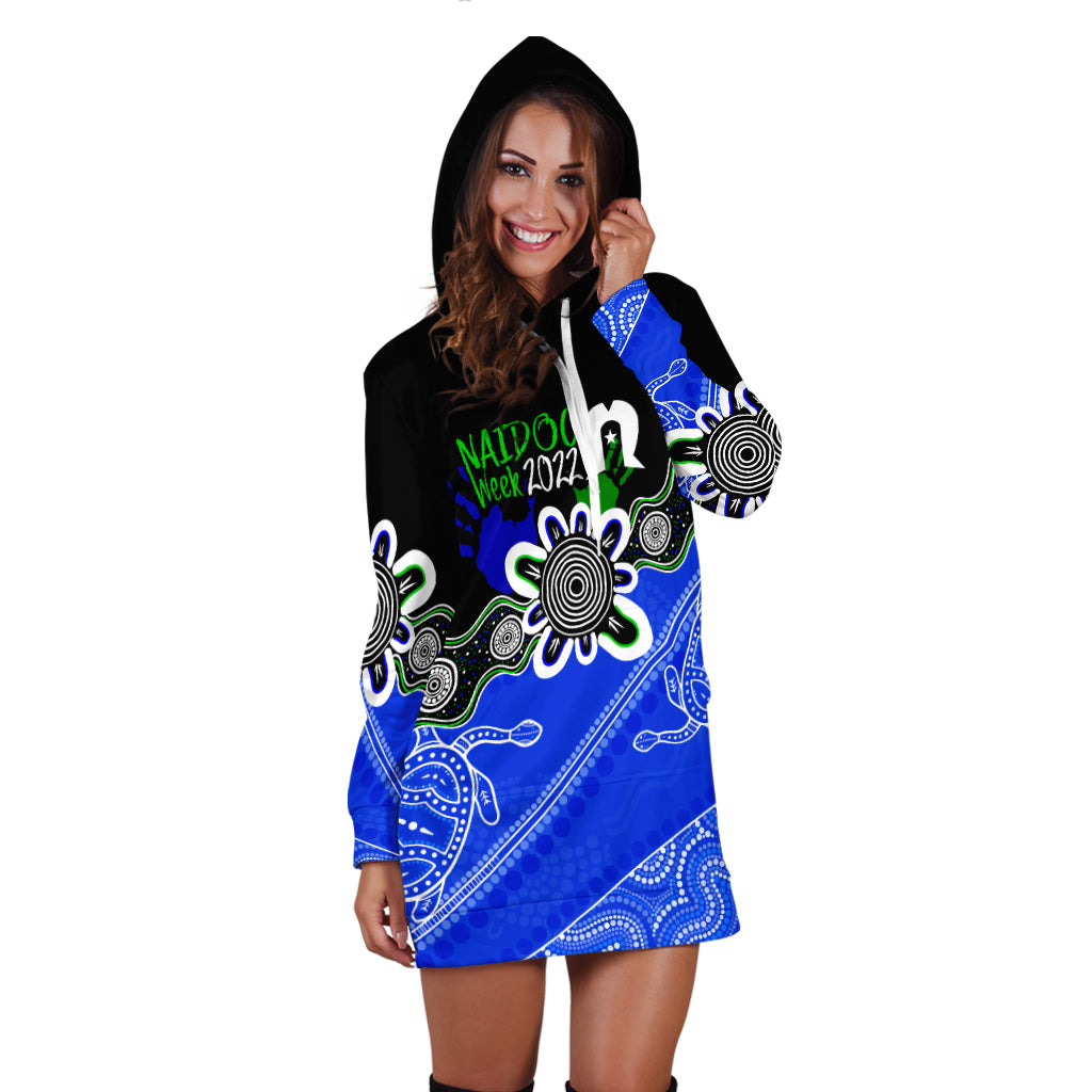 Indigenous Torres Straits NAIDOC Week 2022 Hoodie Dress Turtles Style - Vibe Hoodie Shop