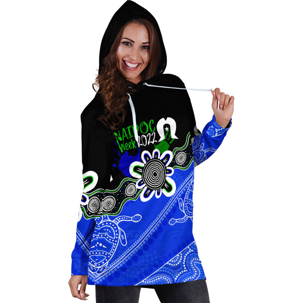 Indigenous Torres Straits NAIDOC Week 2022 Hoodie Dress Turtles Style - Vibe Hoodie Shop