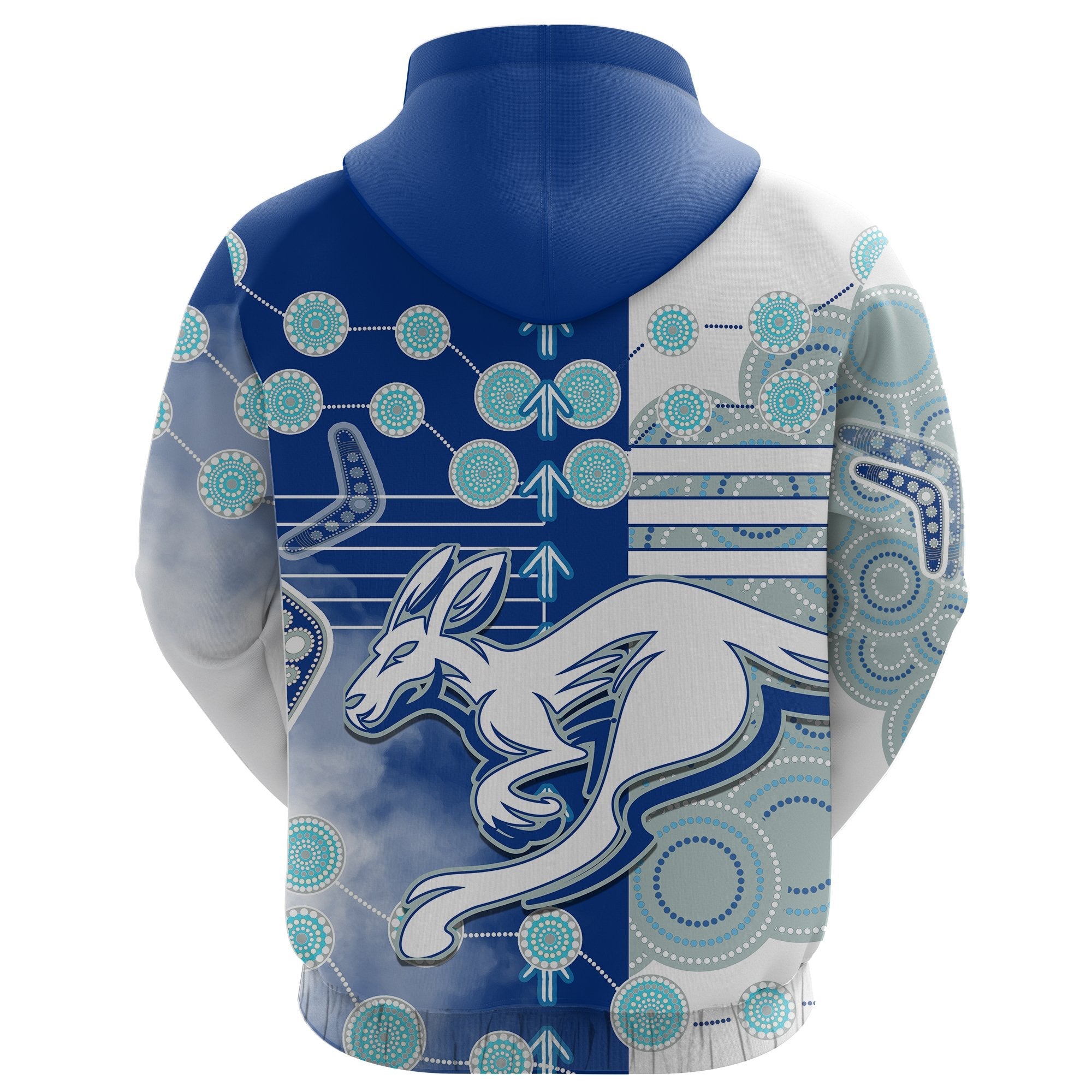 Melbourne Kangaroos Hoodie Indigenous North - Roos - Vibe Hoodie Shop