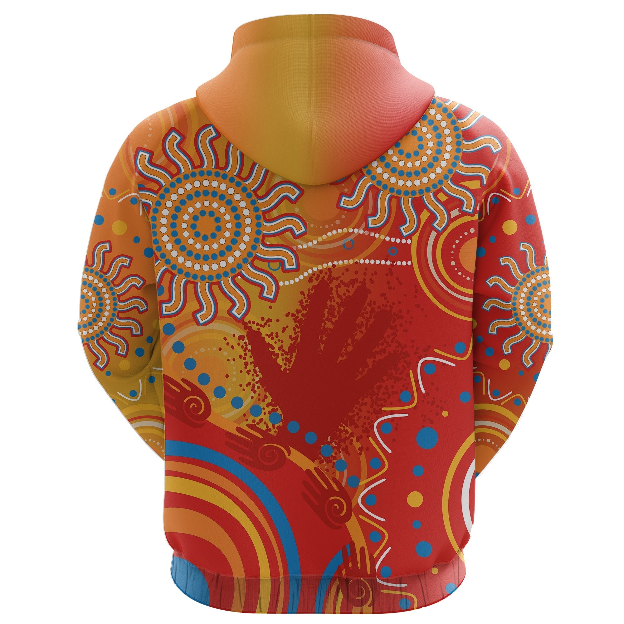 Suns Zip Hoodie Sun Indigenous Gold Coast - Vibe Hoodie Shop