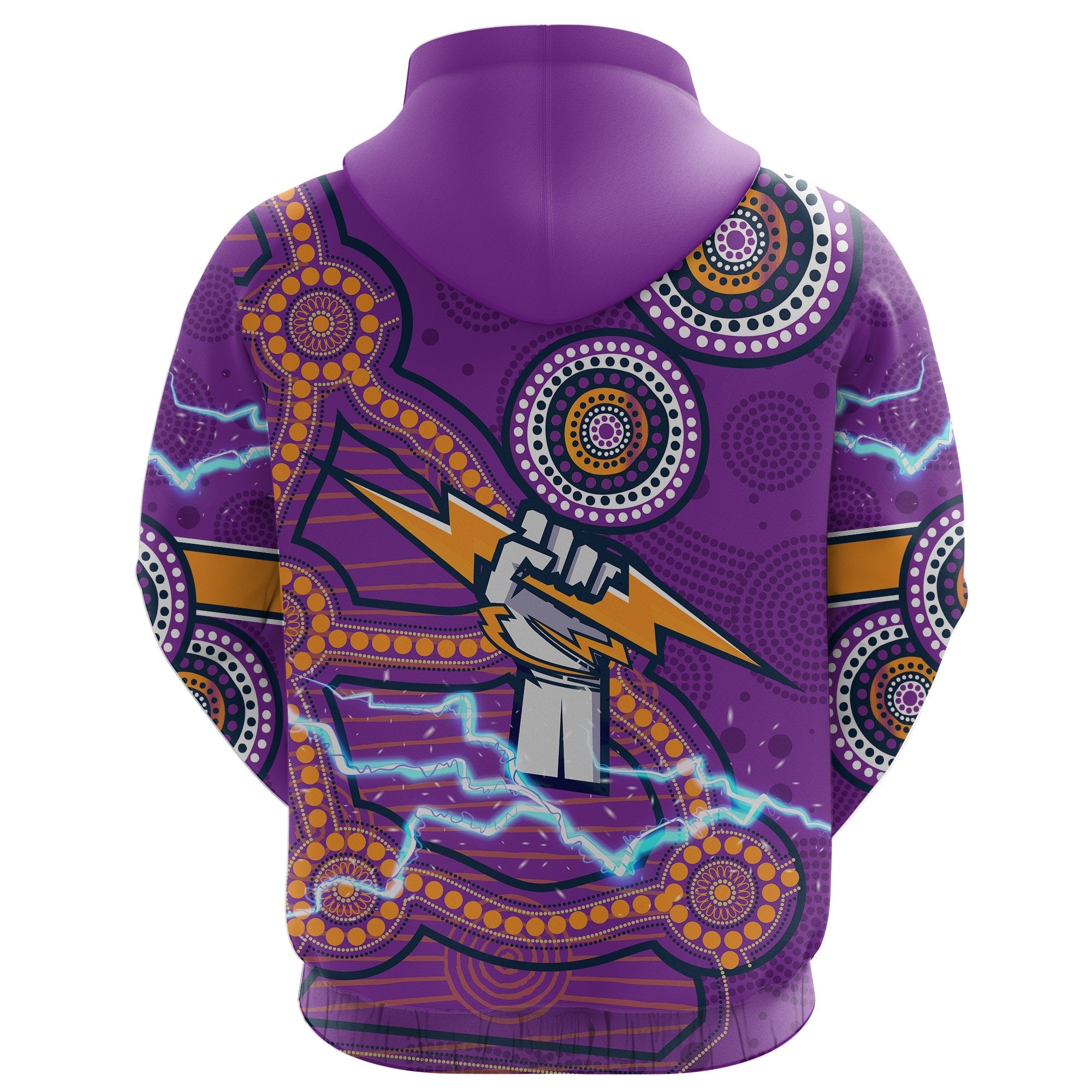 Storm Zip Hoodie Melbourne Indigenous Thunder - Vibe Hoodie Shop