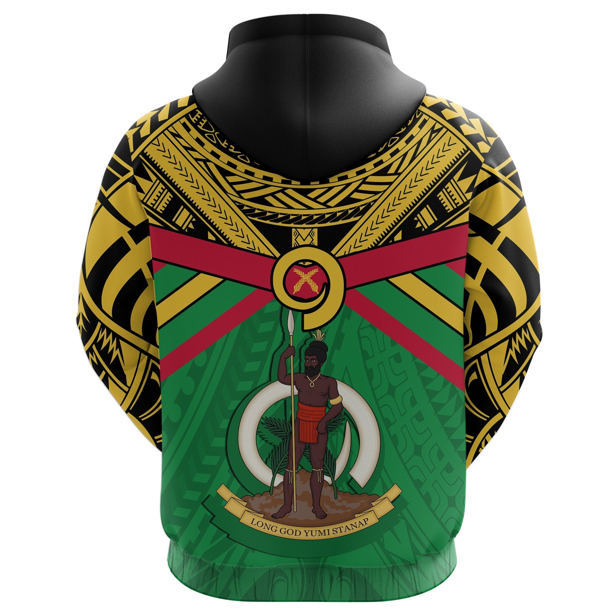 Vanuatu Hoodie Simple Coat Of Arms Rugby - Vibe Hoodie Shop