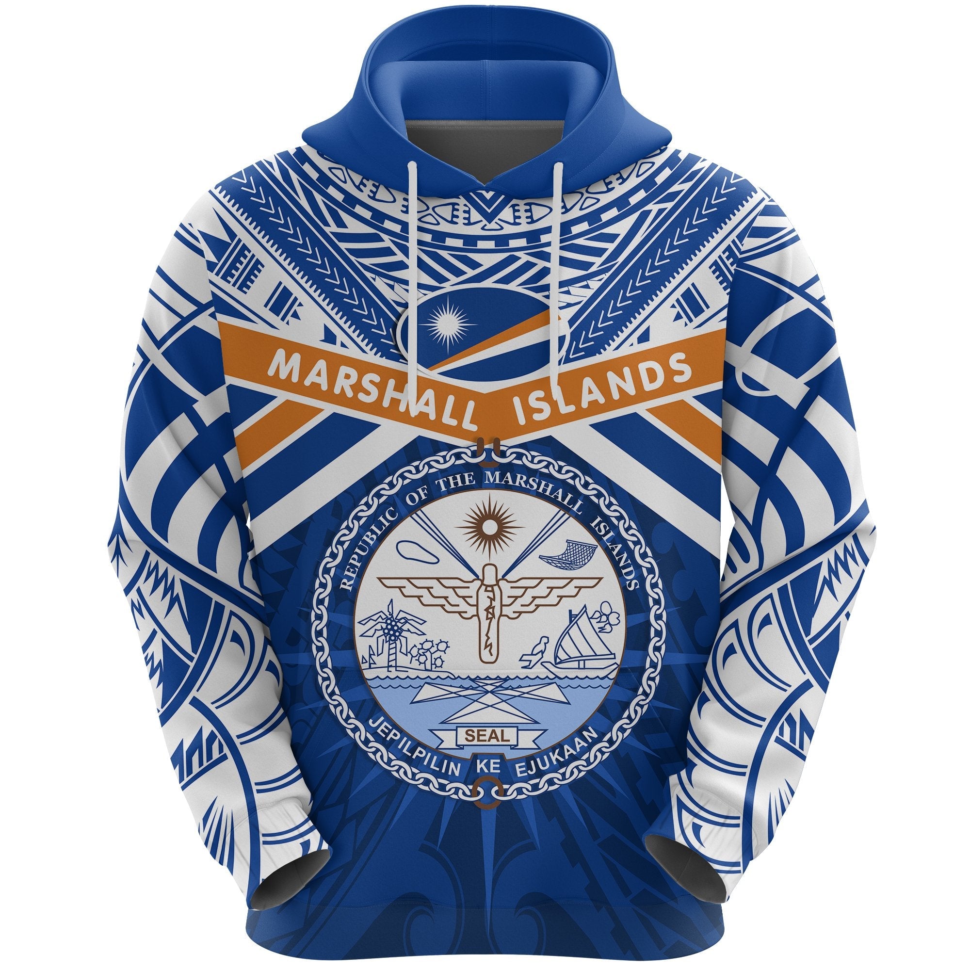 Marshall Islands Rugby Hoodie Forever - Vibe Hoodie Shop