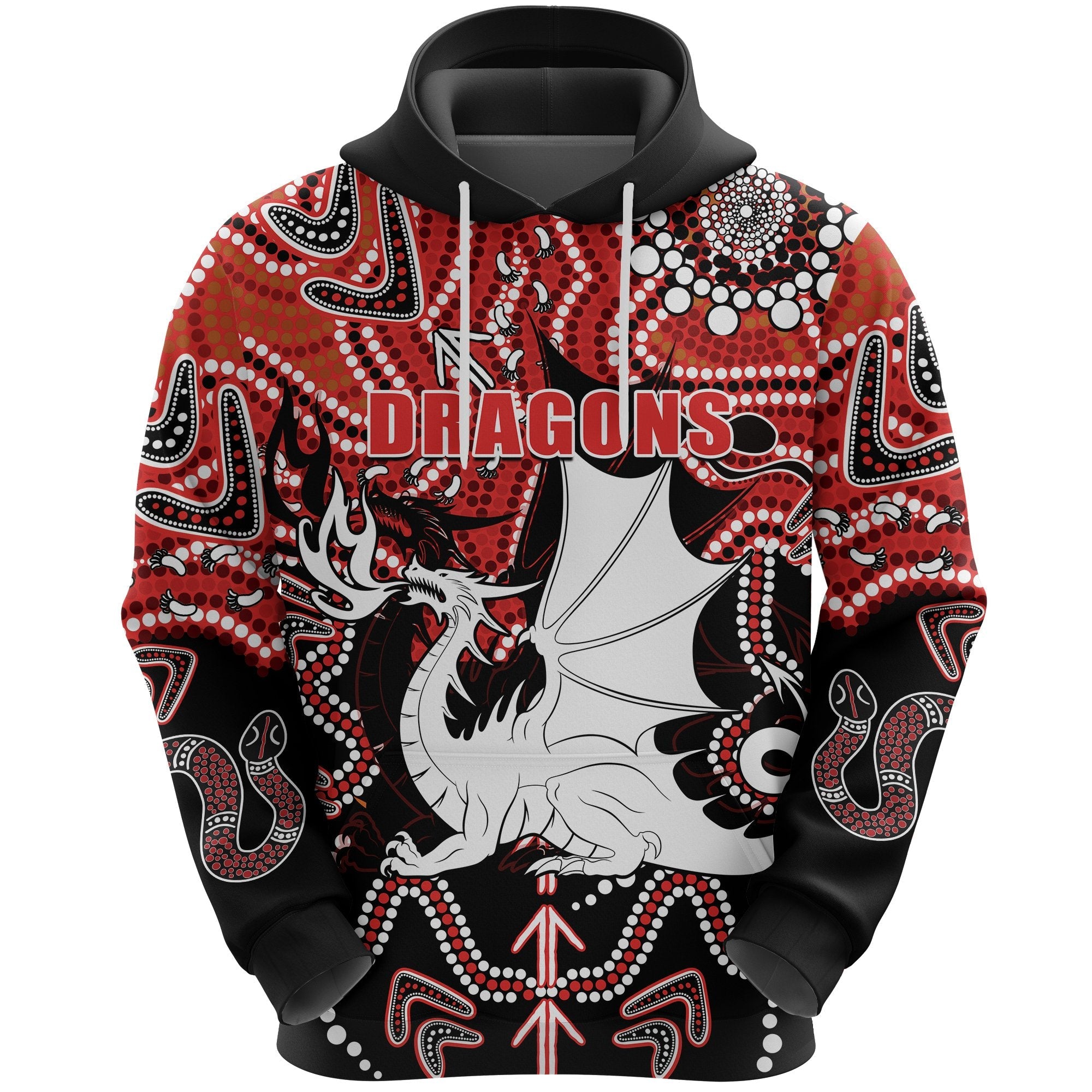 Dragons Hoodie St. George Indigenous Limited - Vibe Hoodie Shop