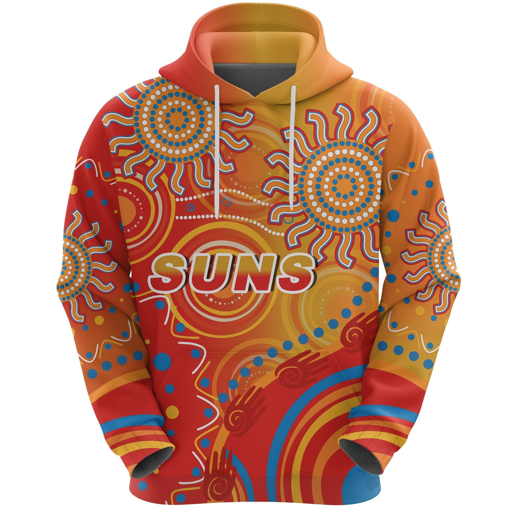 Suns Hoodie Sun Indigenous Gold Coast - Vibe Hoodie Shop