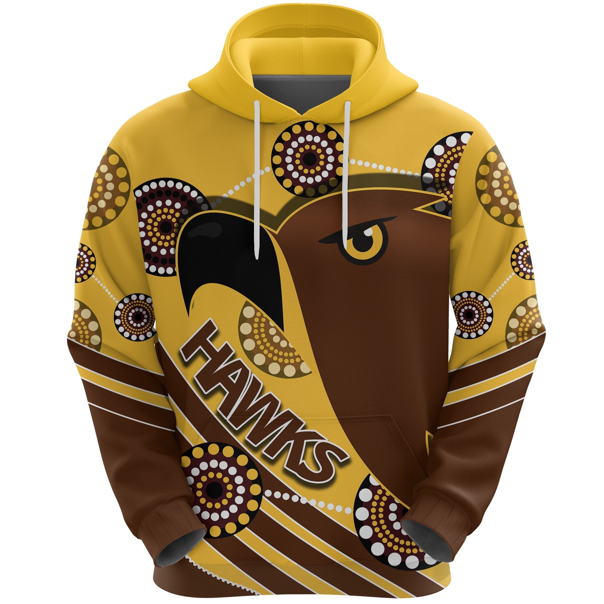 Pride Hawks Hoodie Hawthorn Indigenous - Vibe Hoodie Shop