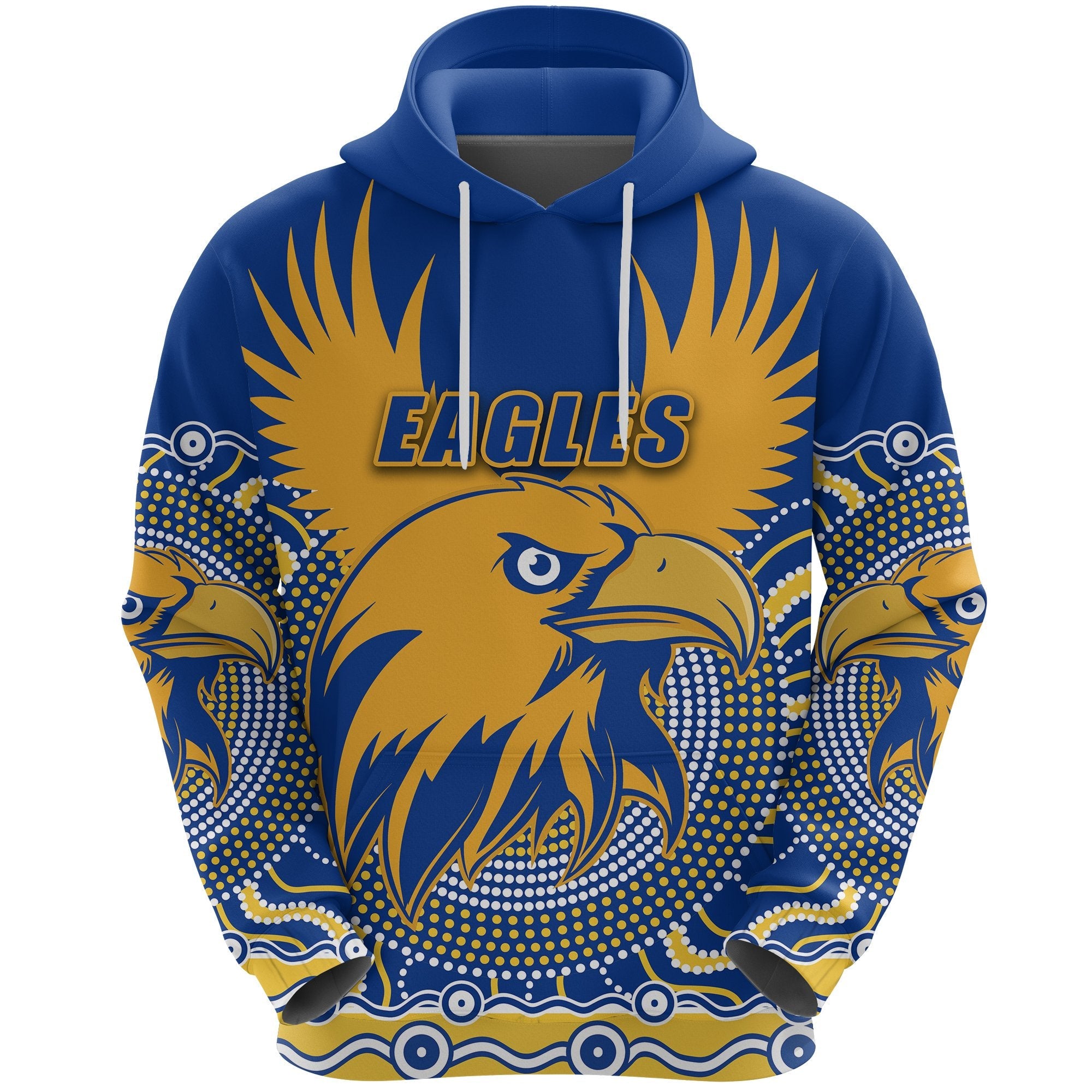 Eagles Hoodie West Coast Mix Indigenous - Vibe Hoodie Shop