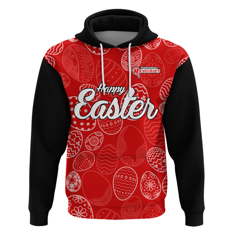 Melbourne Renegades Cricket Happy Easter Day Zip Up And Pullover Hoodie Simple Style LT9 - Vibe Hoodie Shop