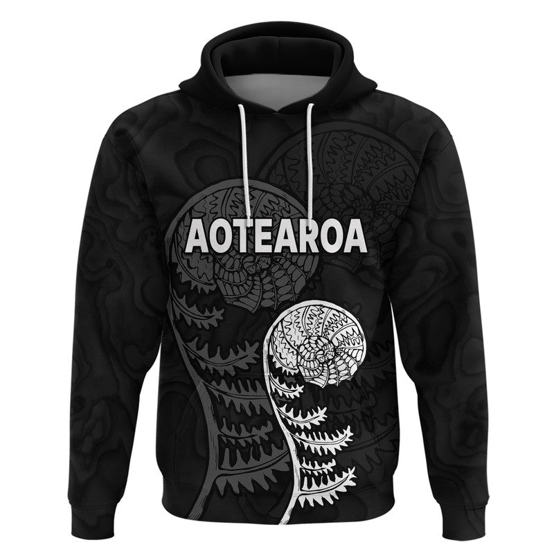 Aotearoa Silver Fern Zip Up And Pullover Hoodie LT9 - Vibe Hoodie Shop