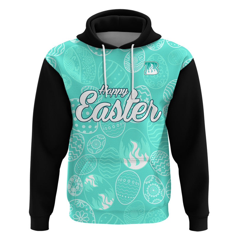 Brisbane Heat Cricket Happy Easter Day Zip Up And Pullover Hoodie Simple Style LT9 - Vibe Hoodie Shop