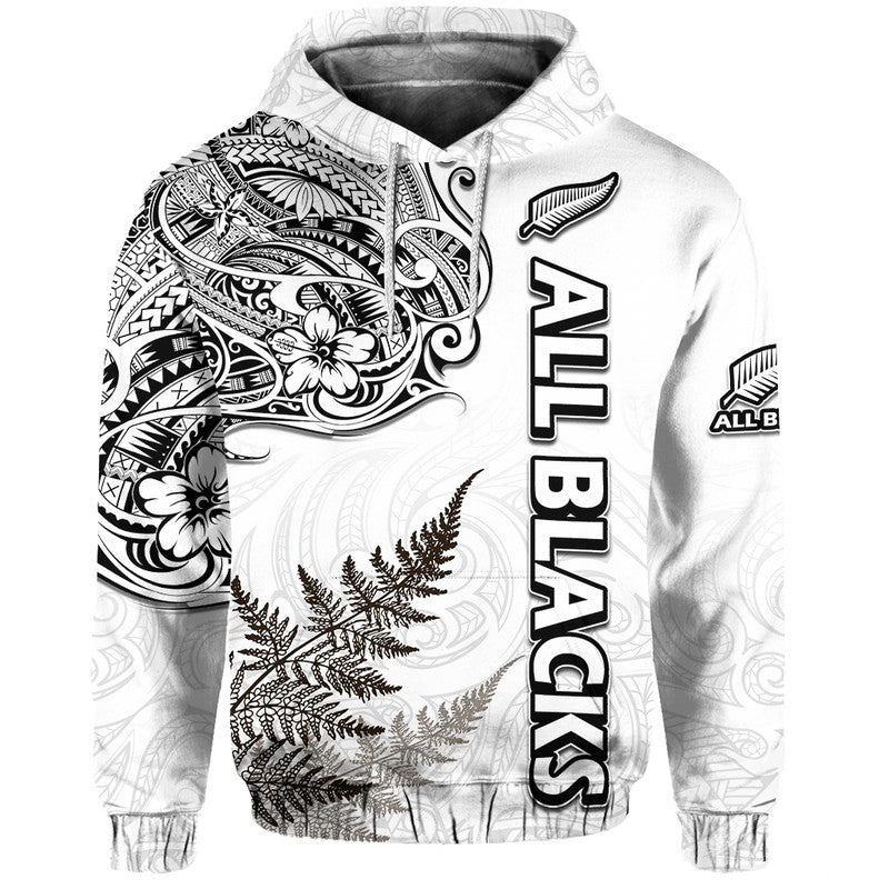 (Custom Personalised) New Zealand Silver Fern Rugby Zip Up And Pullover Hoodie Maori Ethics Style LT9 - Vibe Hoodie Shop