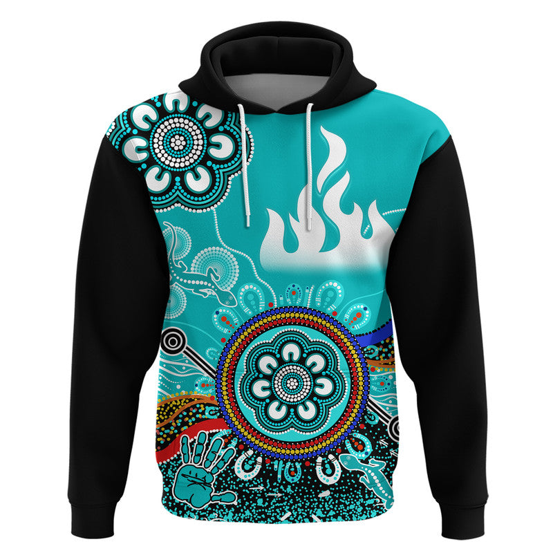 Brisbane Heat Zip Up And Pullover Hoodie Cricket Indigenous Aboriginal Lizard Version LT9 - Vibe Hoodie Shop