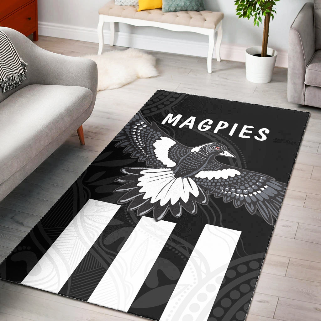 Magpies Indigenous Area Rug 2021 Heroic - Vibe Hoodie Shop