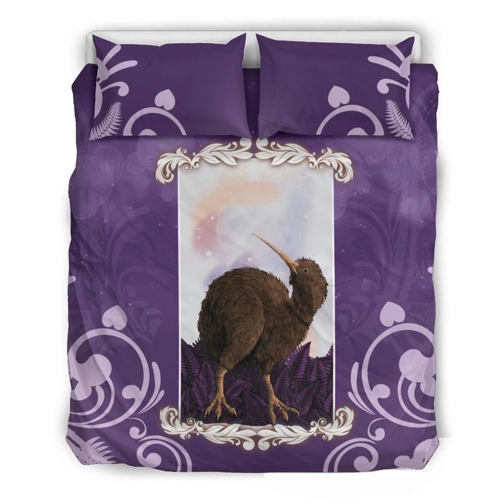 New Zealand Bedding Set, Kiwi Bird Duvet Cover And Pillow Case - Vibe Hoodie Shop