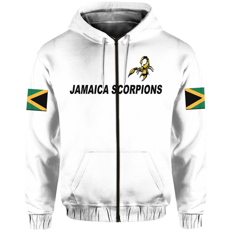 (Custom Personalised) Jamaica Cricket Scorpions Zip Up And Pullover Hoodie Special Style LT8 - Vibe Hoodie Shop