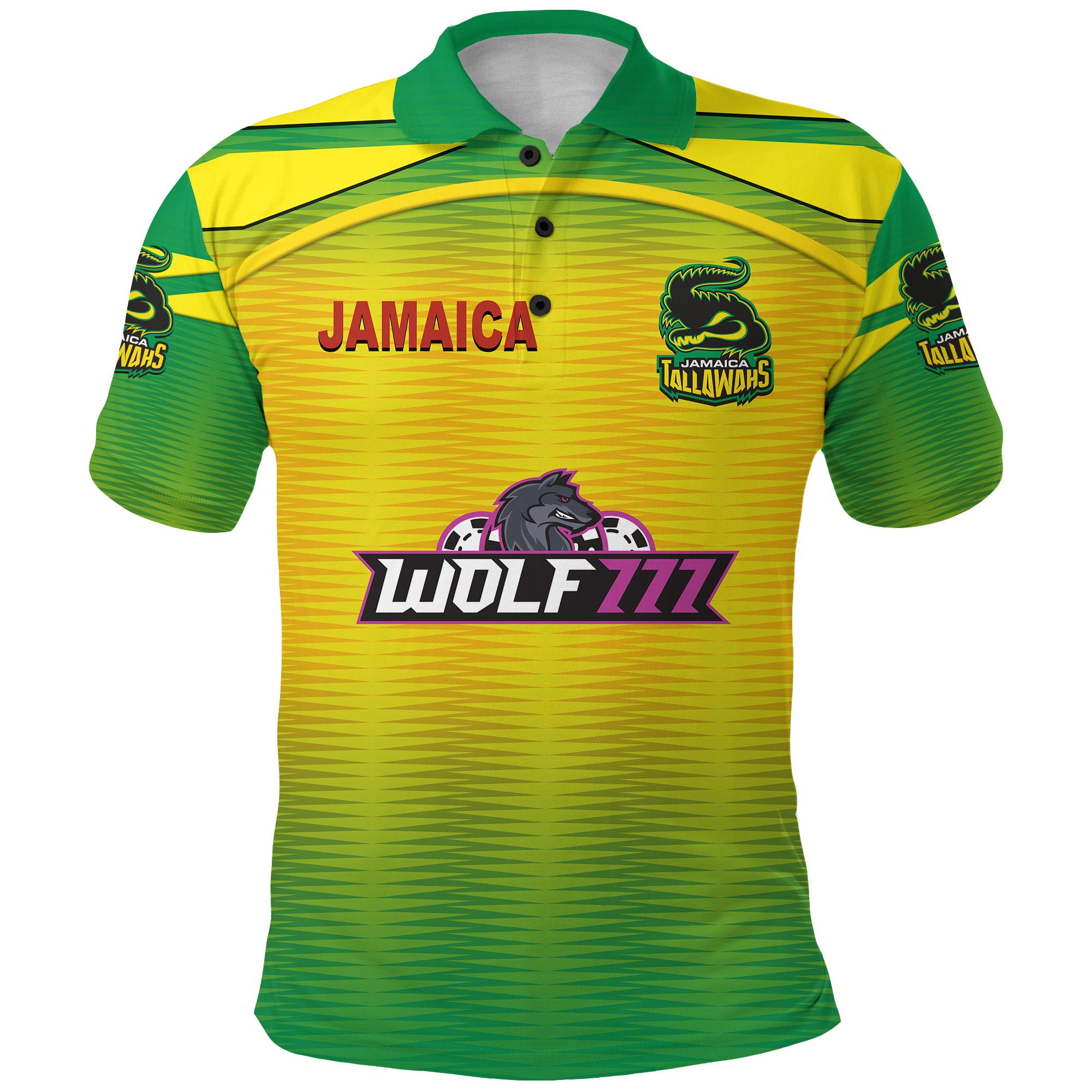 (Custom Personalised) Jamaica Polo Shirt Tallawahs Cricket Original Style - Vibe Hoodie Shop