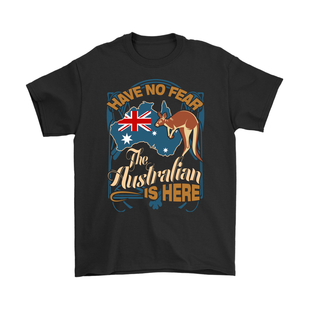 Gildan T shirt - Aus Flag T shirt Kangaroo Unisex - Vibe Hoodie Shop