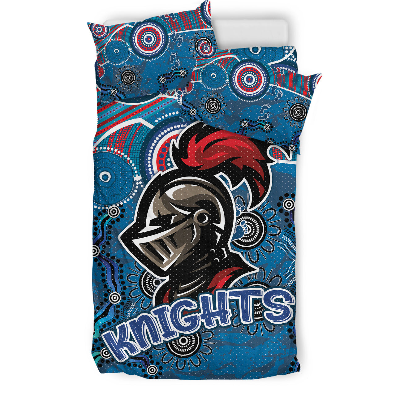 Knights Rugby Bedding Set - Custom Super Knights Bedding Set RLT13 - Vibe Hoodie Shop