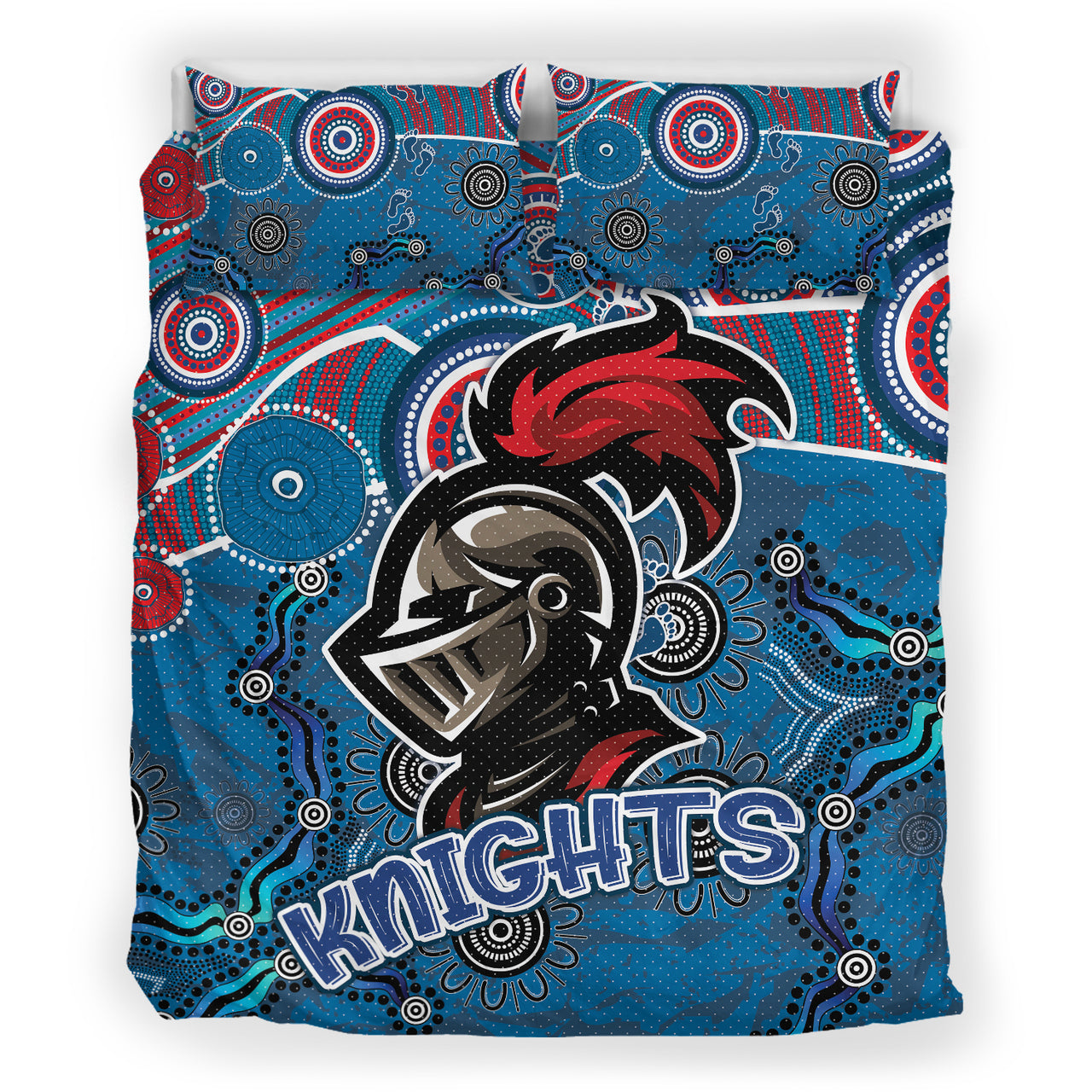 Knights Rugby Bedding Set - Custom Super Knights Bedding Set RLT13 - Vibe Hoodie Shop