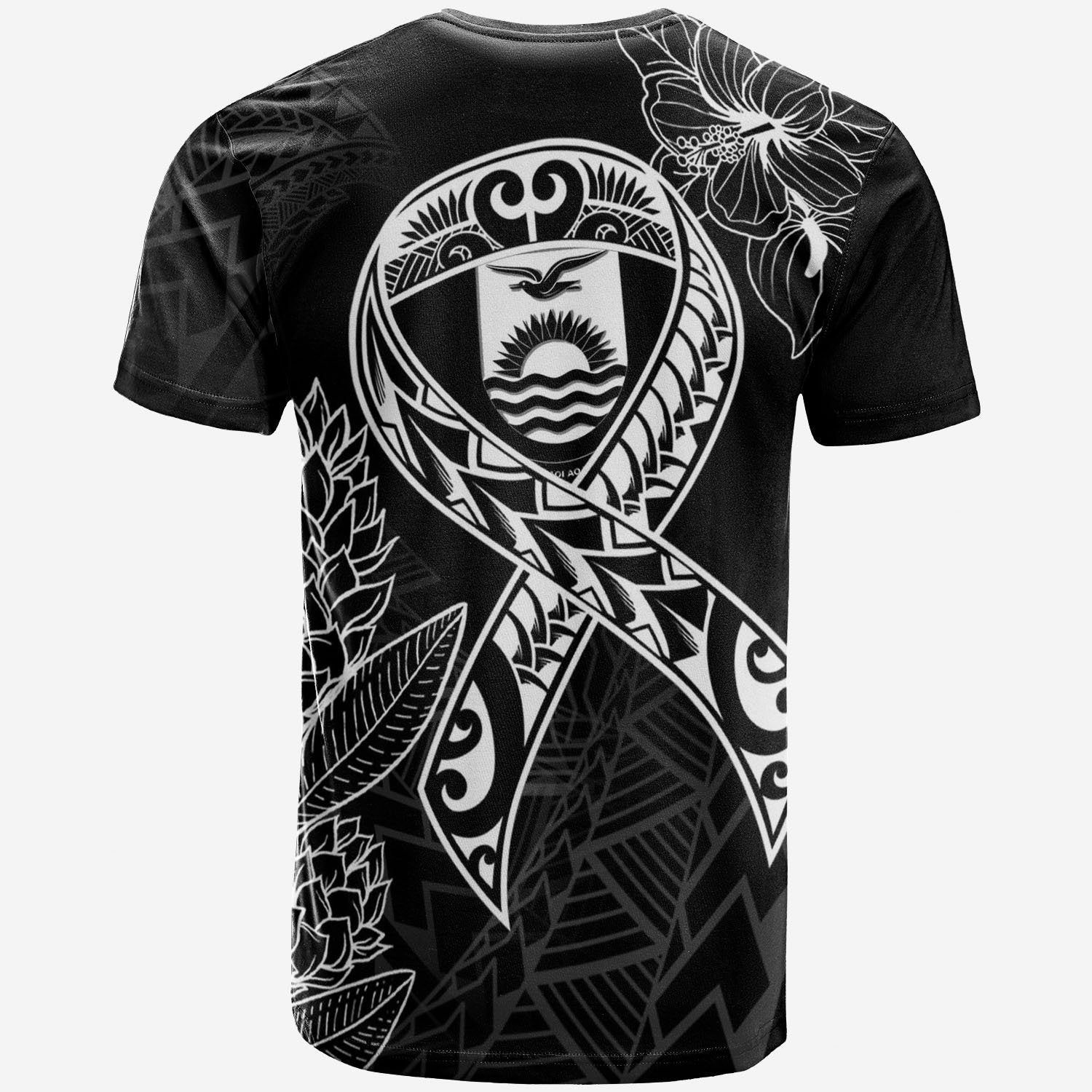 Kiribati T shirt - Ribbon Polynesian Style - Vibe Hoodie Shop