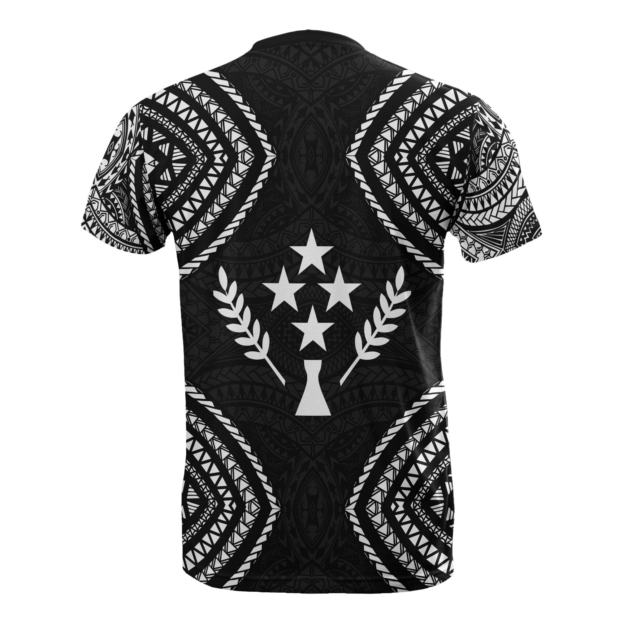 Vibe Hoodie Kosrae Micronesia T shirt Black Warrior Style - Vibe Hoodie Shop