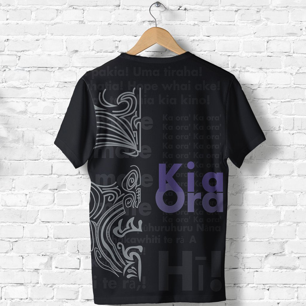 New Zealand Shirt, Kia Ora Maori Ta Moko T shirt - Vibe Hoodie Shop