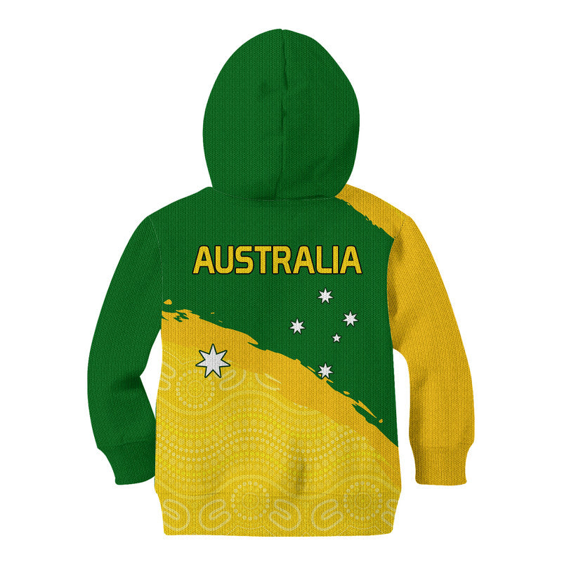 Australia Soccer Kid Hoodie World Cup Football Matildas Female Socceroos - Vibe Hoodie Shop