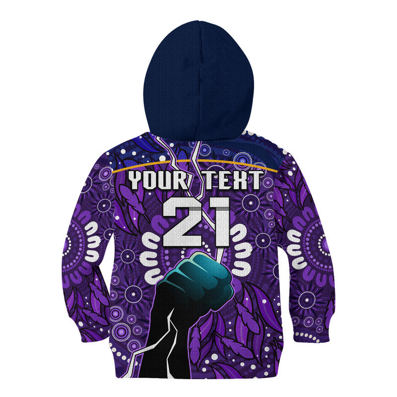 (Custom Personalised) Storm Rugby Kid Hoodie Indigenous With Thunder Go Storm - Vibe Hoodie Shop