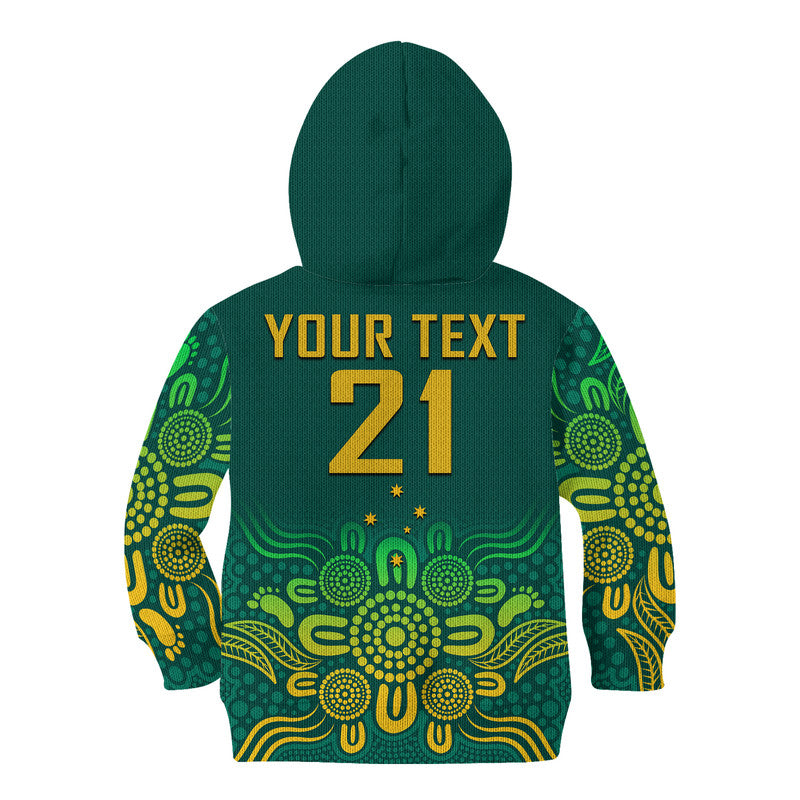 (Custom Personalised) Australia Rugby Wallabies Kid Hoodie - Vibe Hoodie Shop