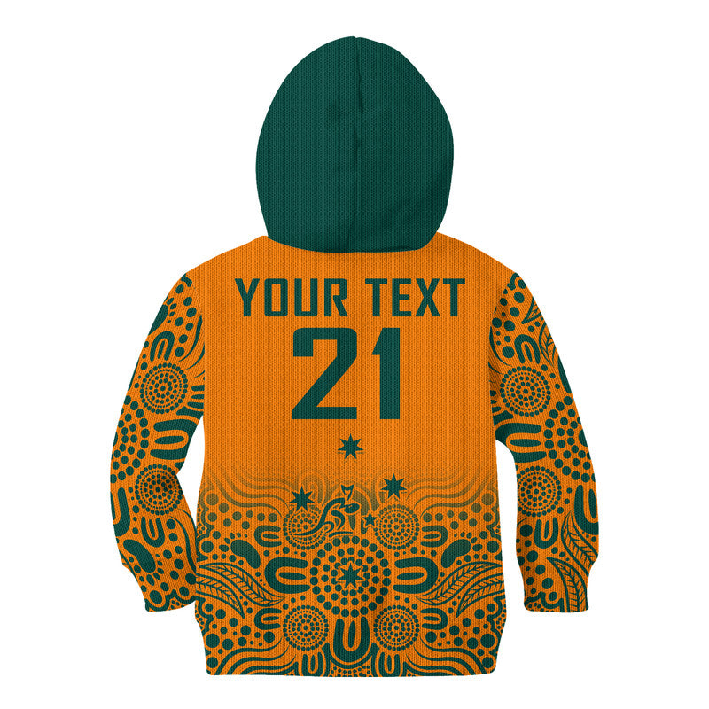 (Custom Personalised) Australia Rugby Wallabies Kangraroos Kid Hoodie - Vibe Hoodie Shop