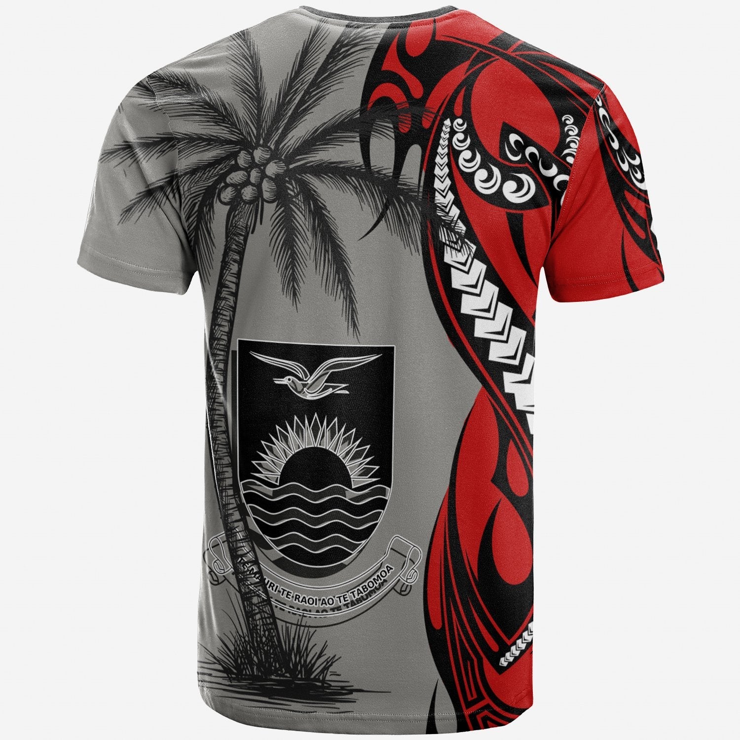 Kiribati T shirt - Classical Coconut Tree - Vibe Hoodie Shop