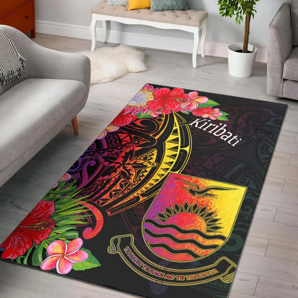 Kiribati Area Rug - Tropical Hippie Style - Vibe Hoodie Shop