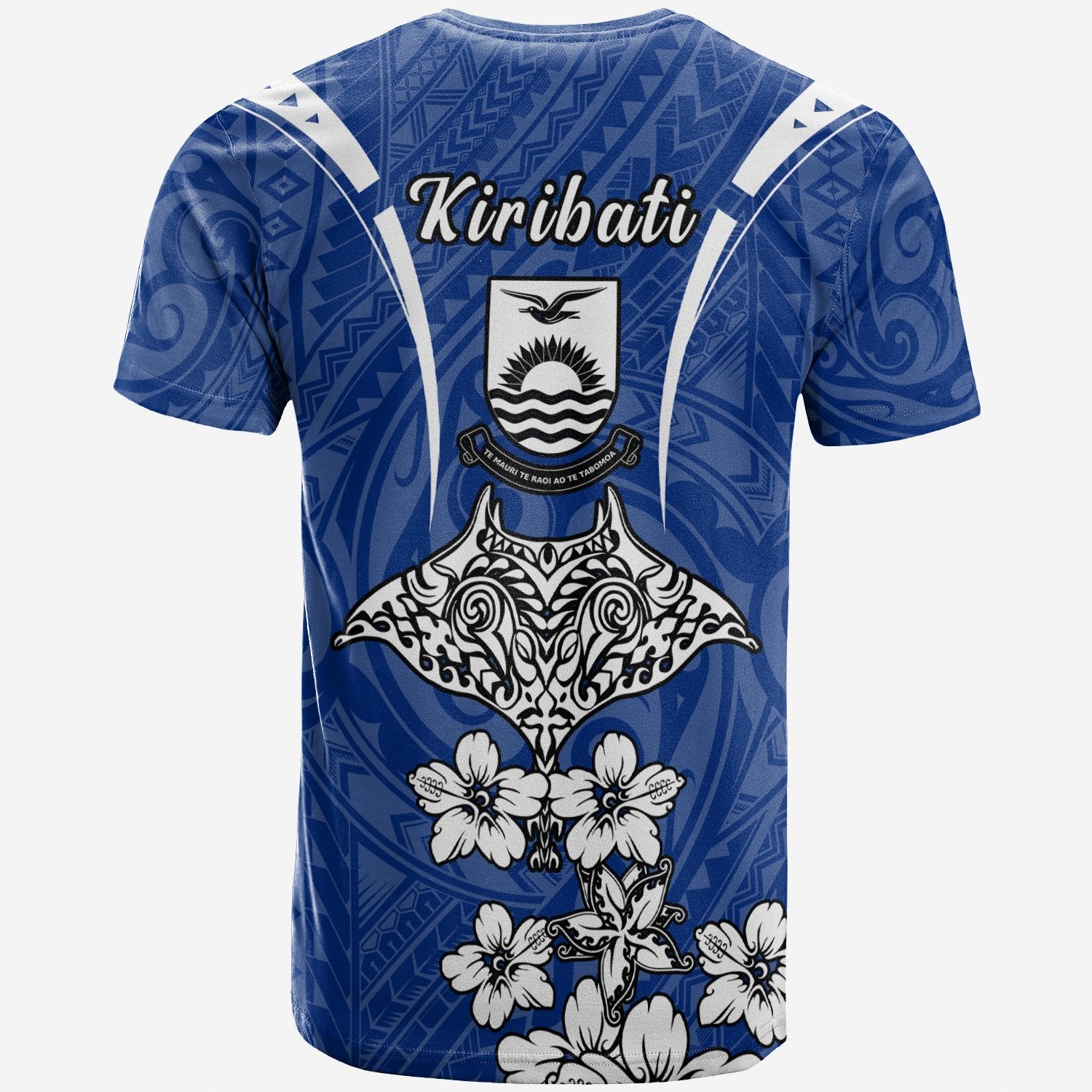 Kiribati T shirt - Ray Hibiscus - Vibe Hoodie Shop
