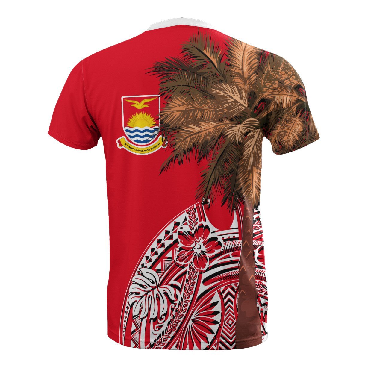 Vibe Hoodie Kiribati All T shirt - Polynesian Palm Tree Flag - Vibe Hoodie Shop