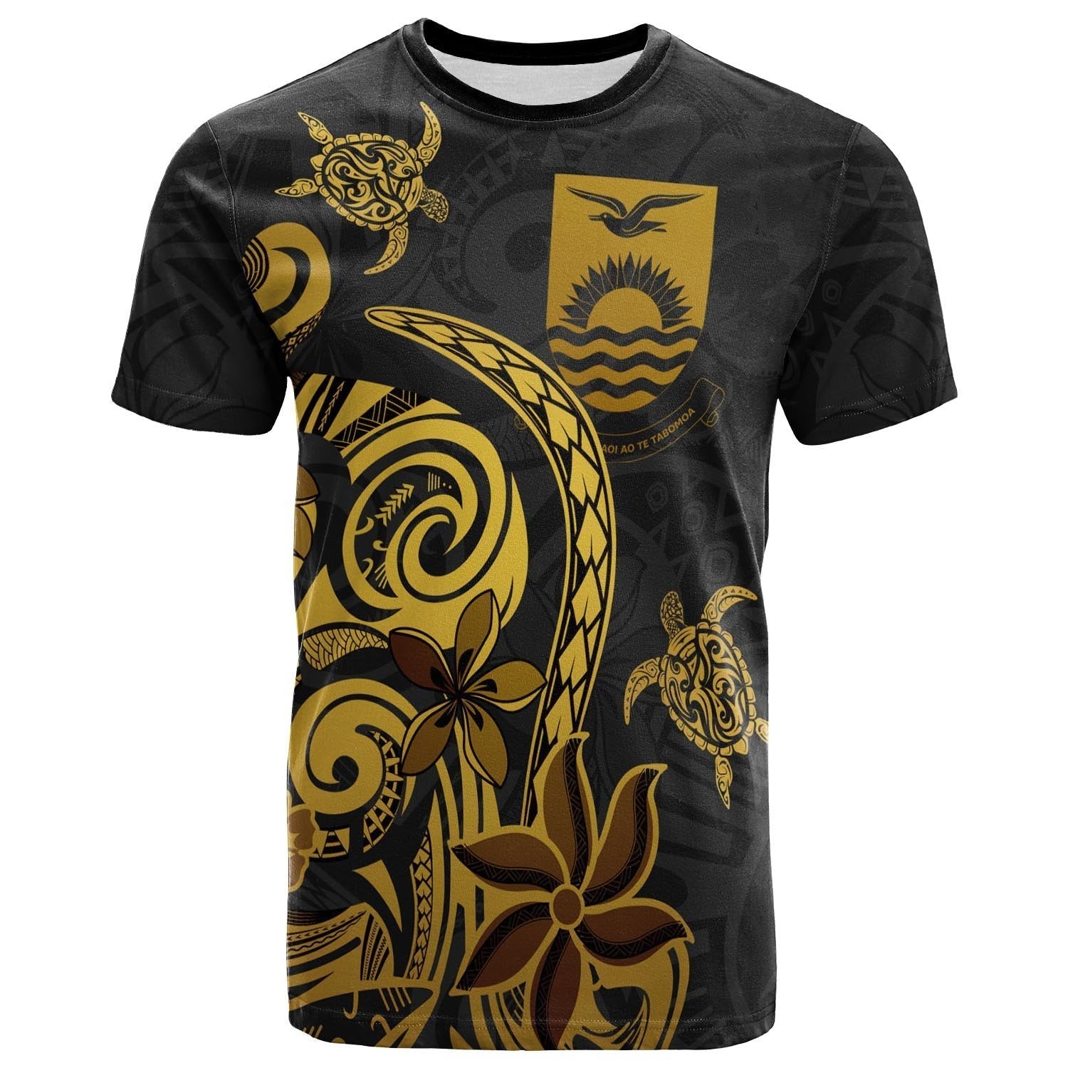 Kiribati T shirt - Folk Style - Vibe Hoodie Shop