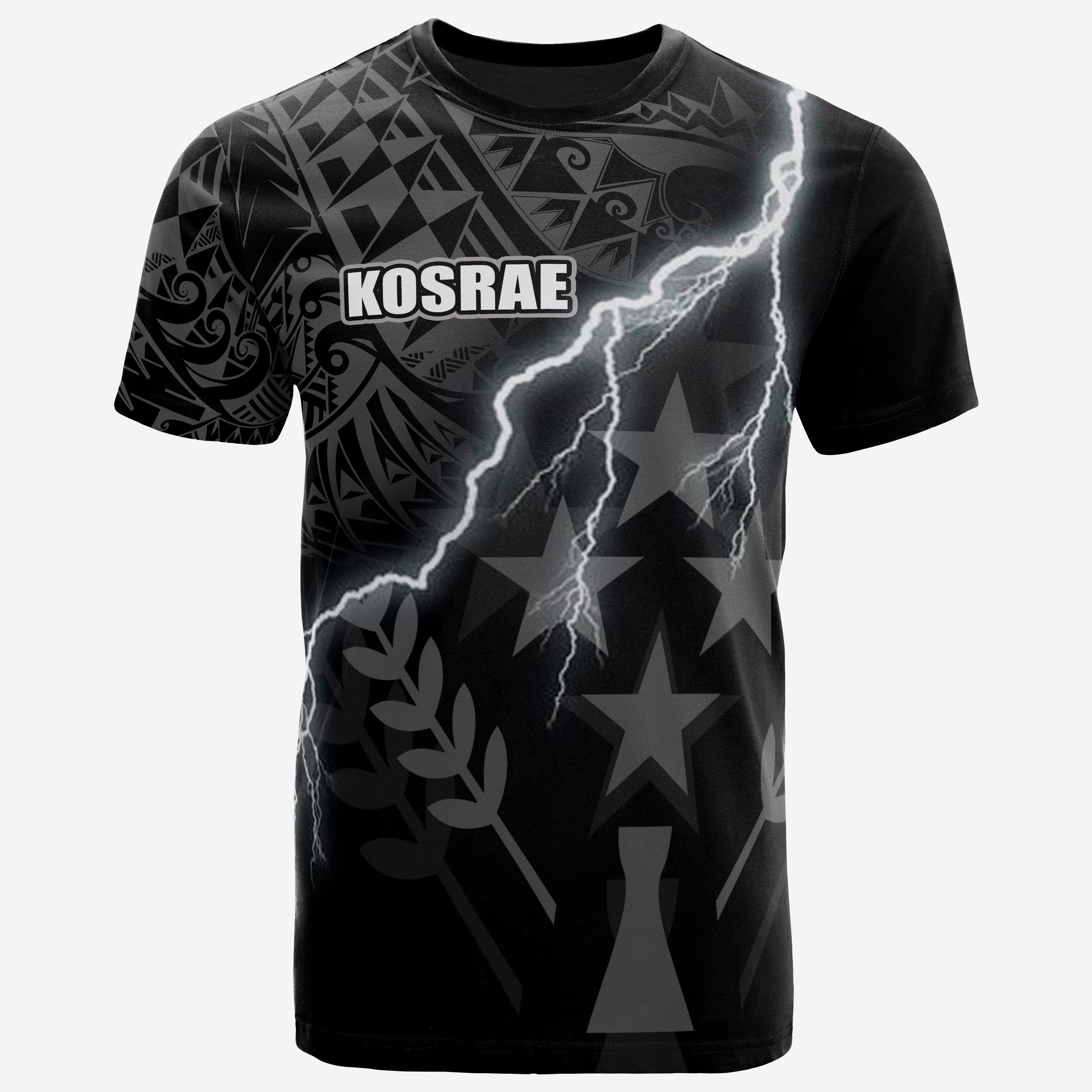 Vibe Hoodie Kosrae T shirt - Kosrae Flag Lighting Thunder - Vibe Hoodie Shop