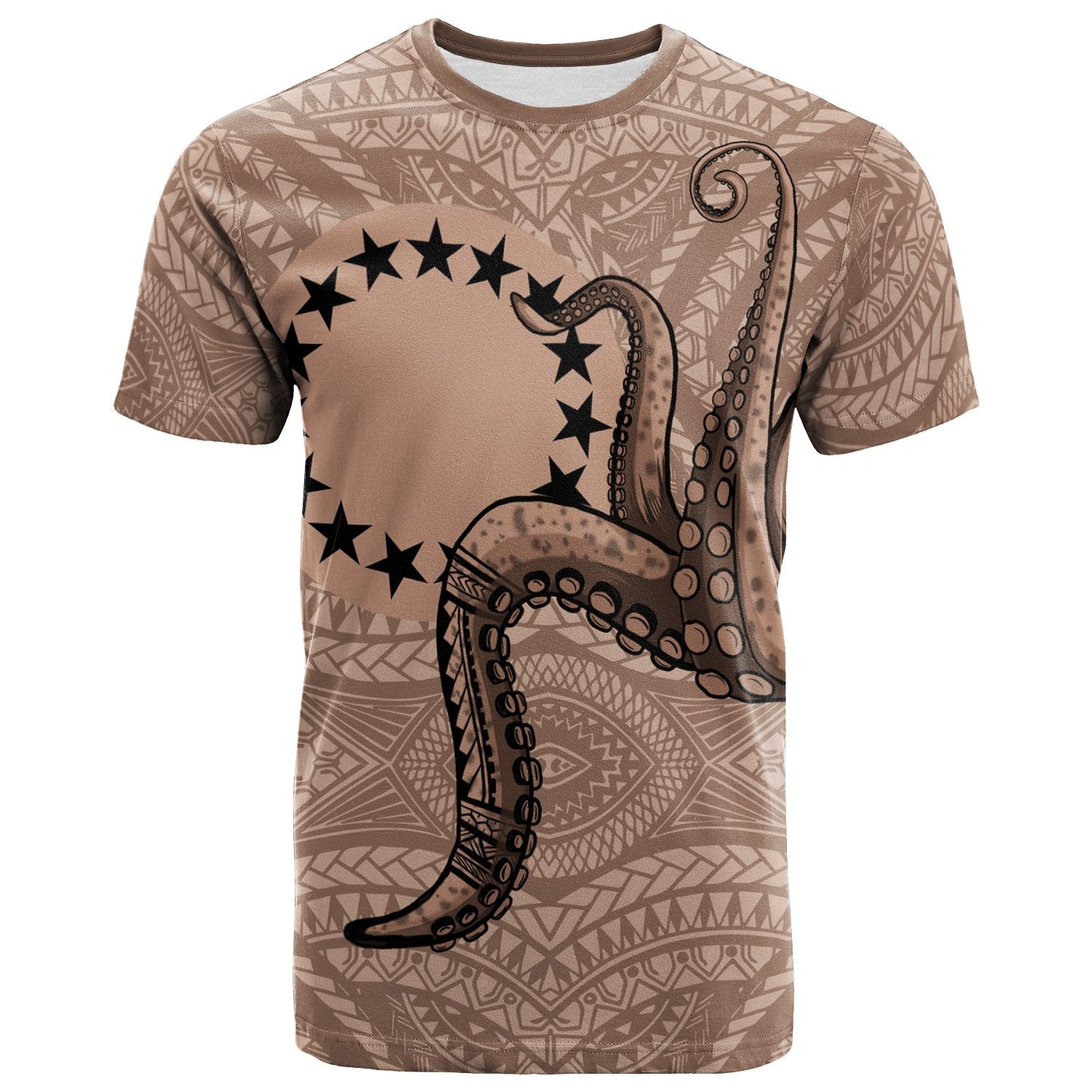Vibe Hoodie Cook Islands T shirt - Octopus Tentacle - Vibe Hoodie Shop