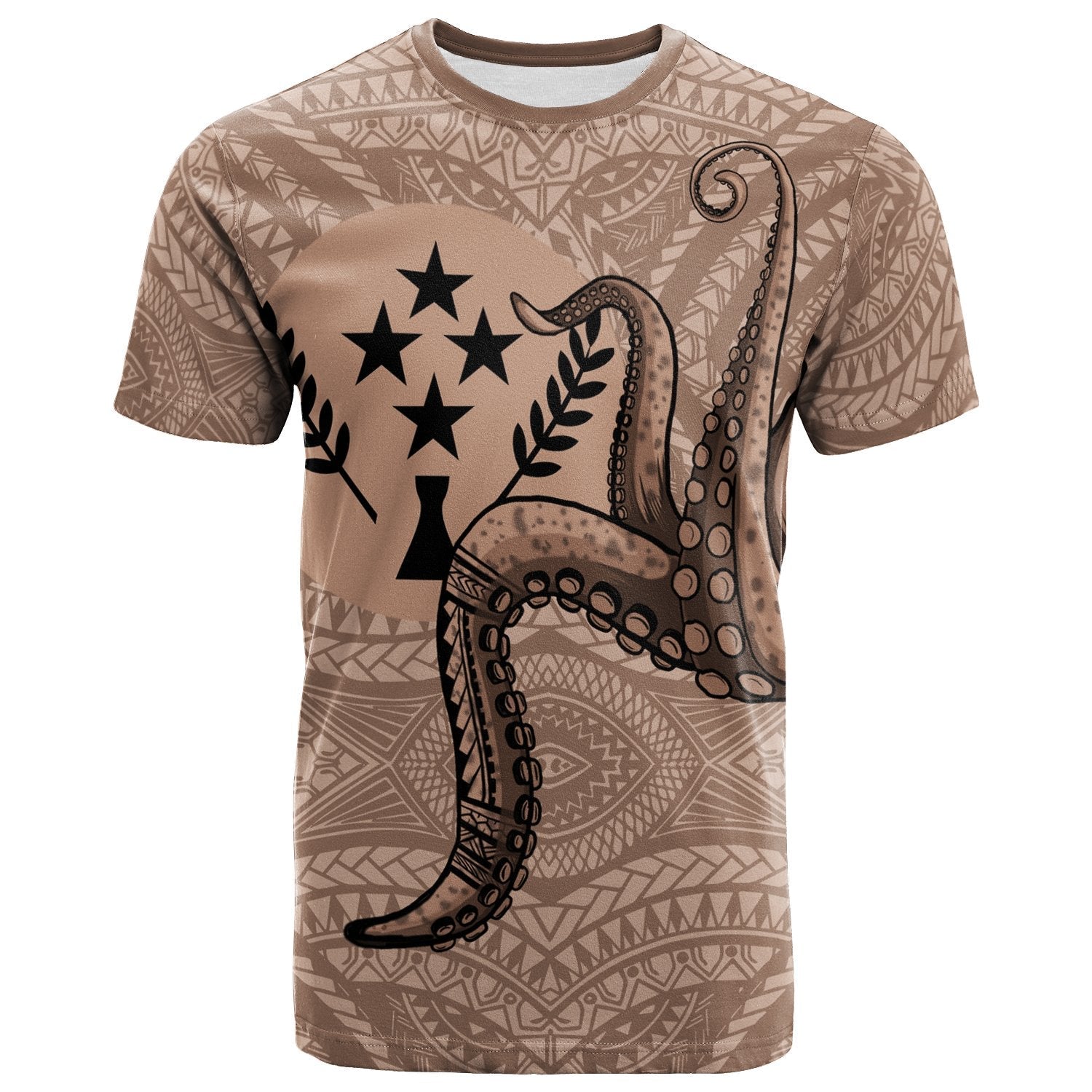 Vibe Hoodie Kosrae T shirt - Micronesia Octopus Tentacle - Vibe Hoodie Shop