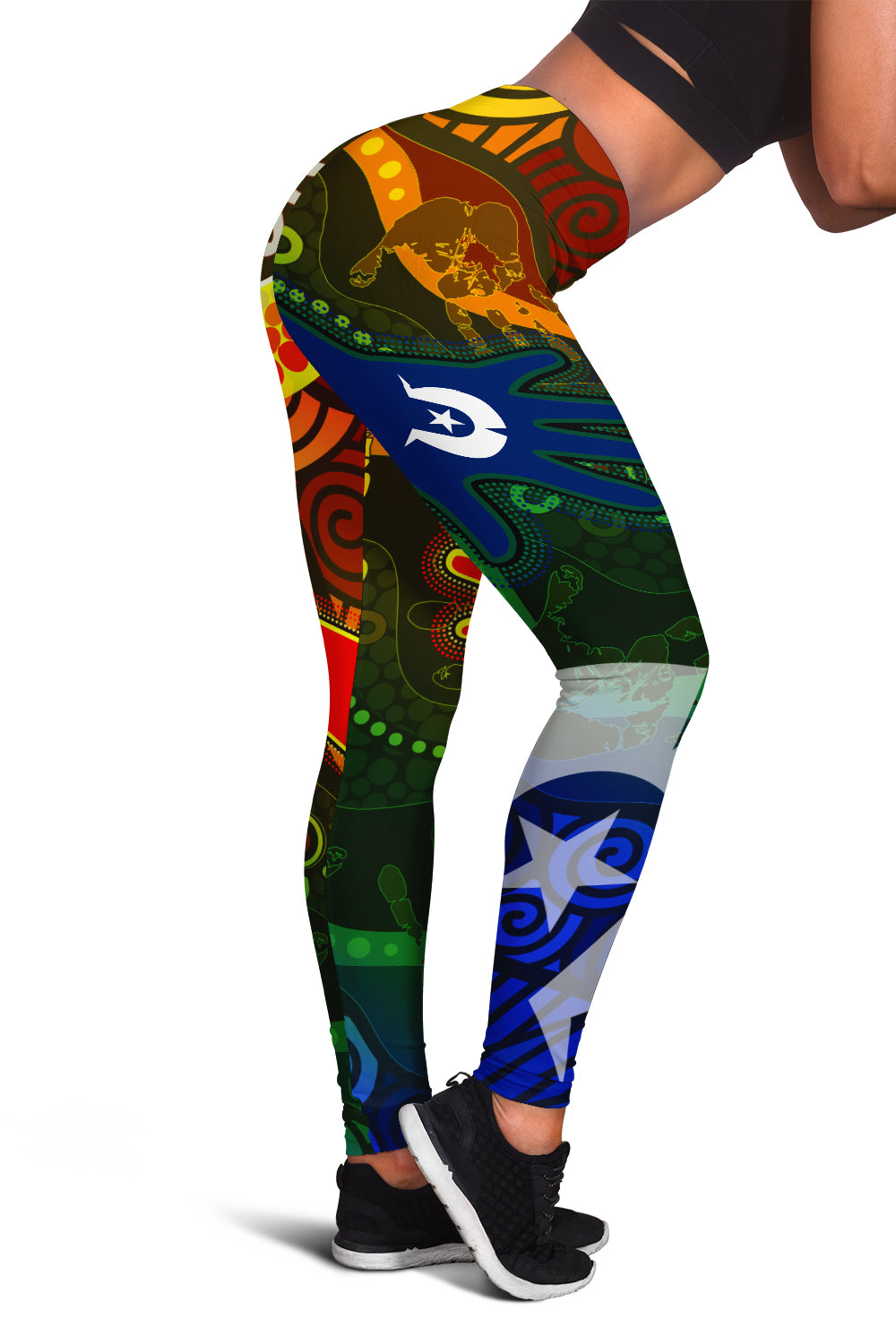 Aboriginal and Torres Strait Islander Peoples Leggings - - Vibe Hoodie Shop