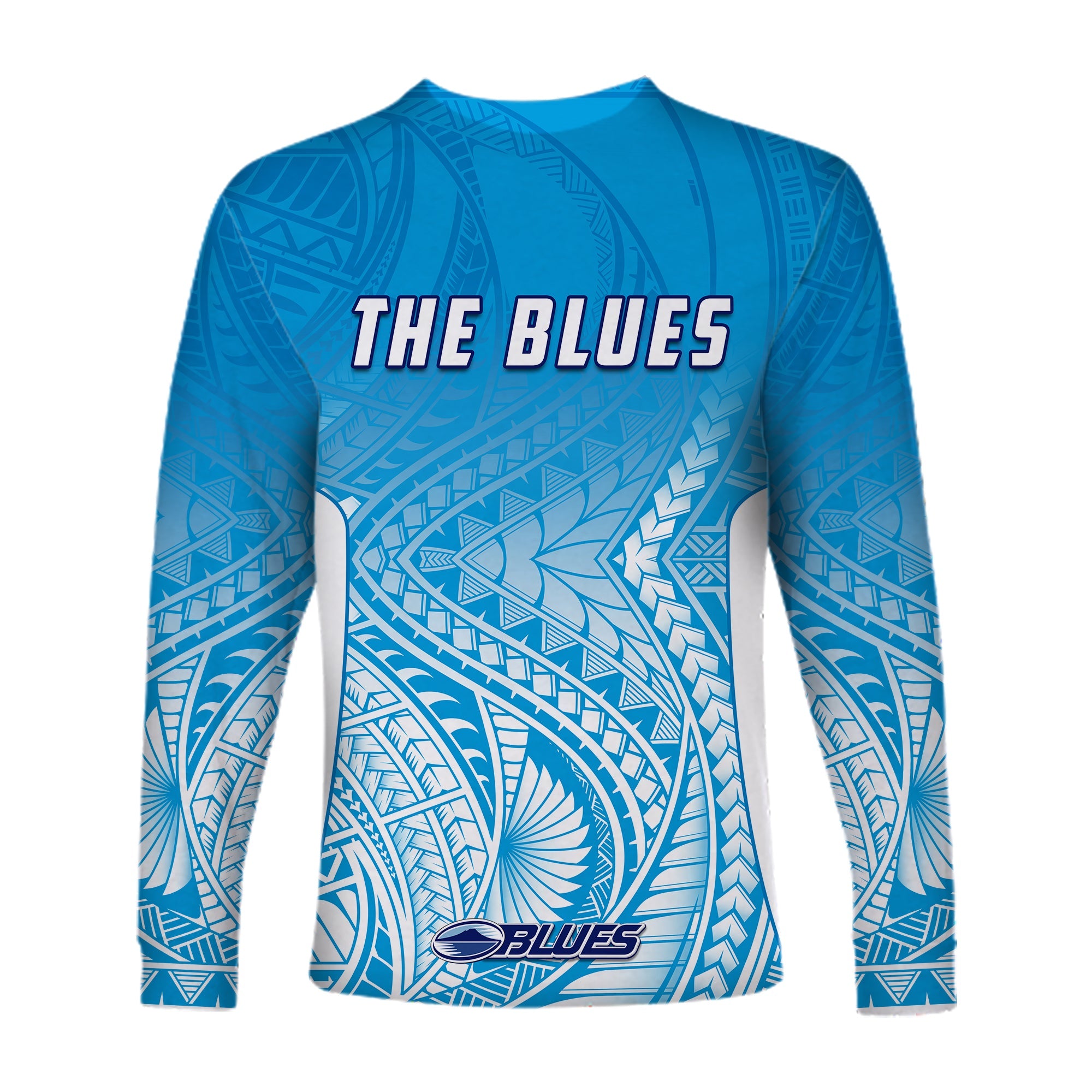 Blues Long Sleeve Shirt Super Rugby New Zealand - Vibe Hoodie Shop