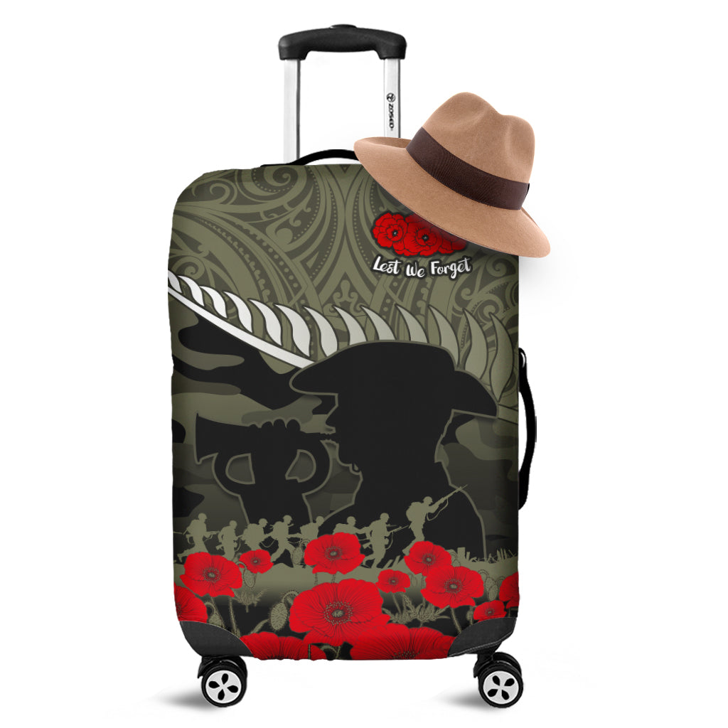 New Zealand ANZAC 2022 Luggage Covers Maori Camouflage - Vibe Hoodie Shop