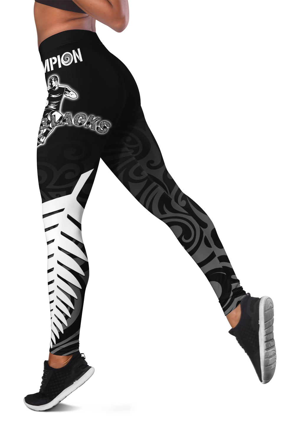 New Zealand Rugby Leggings All Black Champion - Vibe Hoodie Shop
