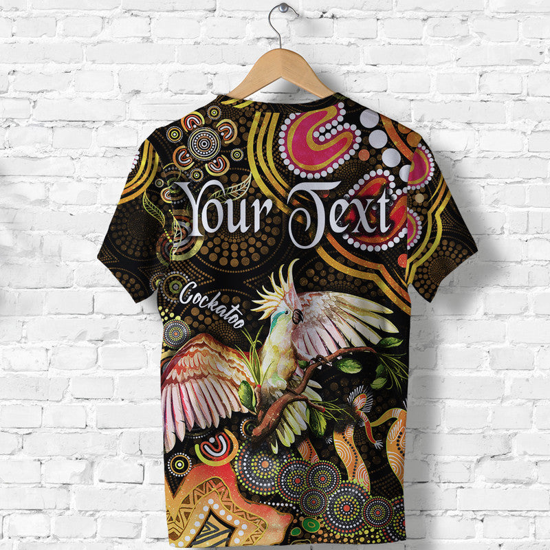(Custom Personalised) Australian Astrology T Shirt Libra Cockatoo Glider Zodiac Aboriginal Vibes - Gold - Vibe Hoodie Shop