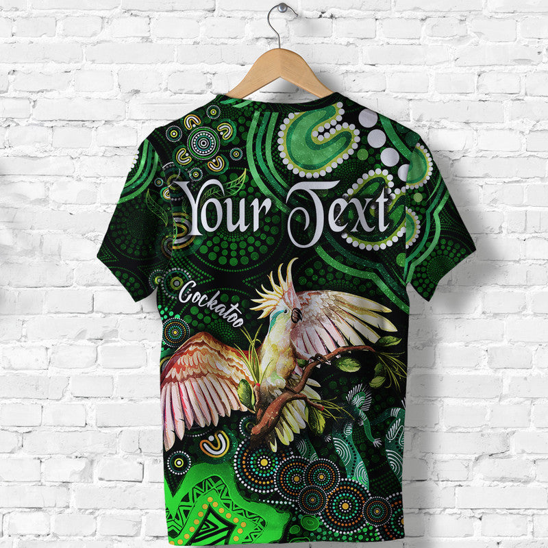 (Custom Personalised) Australian Astrology T Shirt Libra Cockatoo Glider Zodiac Aboriginal Vibes - Green - Vibe Hoodie Shop