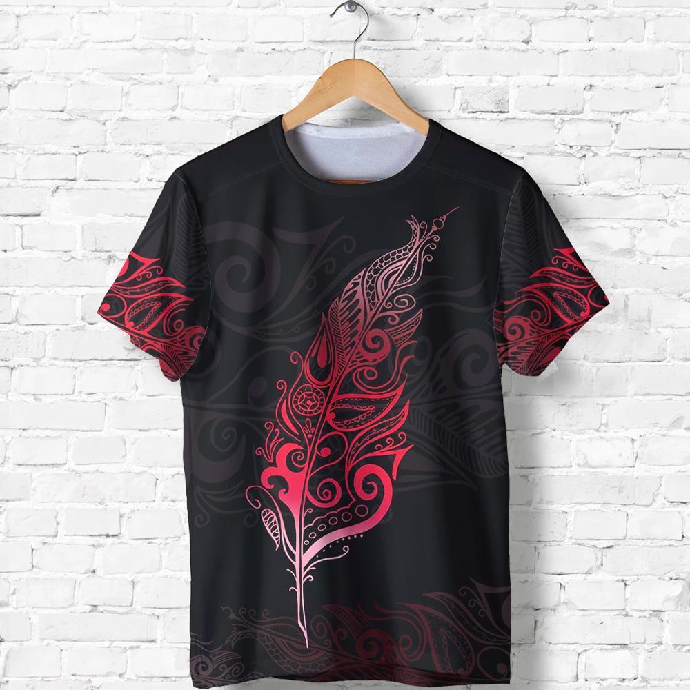 New Zealand Shirt, Maori Light Silver Fern T shirt - Vibe Hoodie Shop