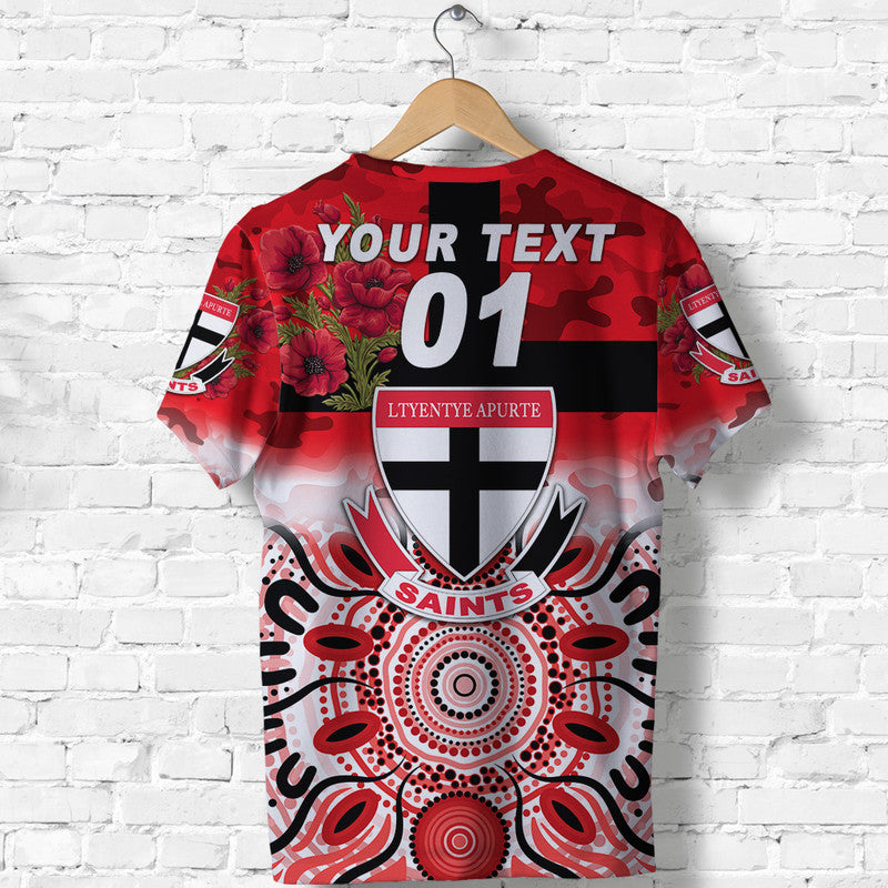 (Custom Personalised) Ltyentye Apurte ANZAC T shirt Indigenous Vibes - Saints - Vibe Hoodie Shop